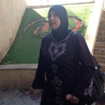 Une arabe Israelienne devant le Hilton de Eilat
